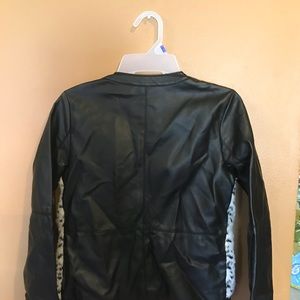 Cherokee Jackets & Coats - Girls black fur n leather jacket like brand new Cherokee Jackets & Coats - Girls black fur n leather jacket like brand new